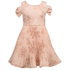 Bonnie Jean Blush Floral Dress Size 8